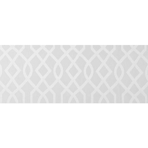 Sábana Superior Cleopatra, Diseño Geométrico, Poliéster, Queen, 98x103, Blanco